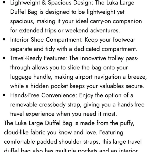 Calpak copper large Luka travel bag. NWT - Picture 7 of 7